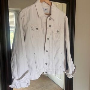 Old Navy White Denim Jacket